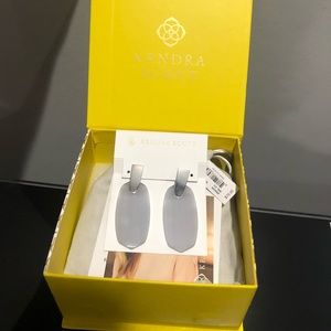 Kendra Scott mother of pearl earrings